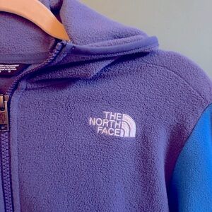 The North Face Kids' Purple/Blue Fleece Hoodie - Lightweight